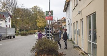 Trods blæst: Valgplakater allevegne