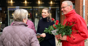 Mette Frederiksen besøgte Solrød.